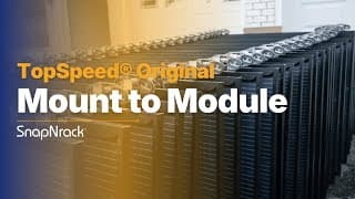 TopSpeed® Original System: Mount to Module