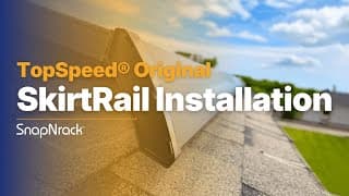 TopSpeed® Original System: SkirtRail Installation